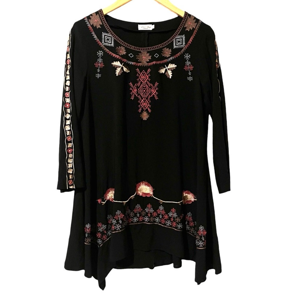 Tasha Polizzi Embroidered Western Tunic Top